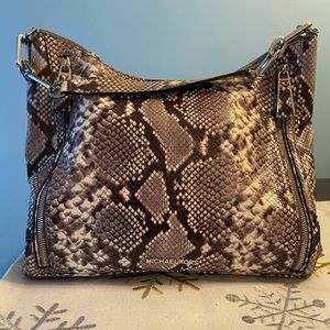 Leather snake skin- michael kors